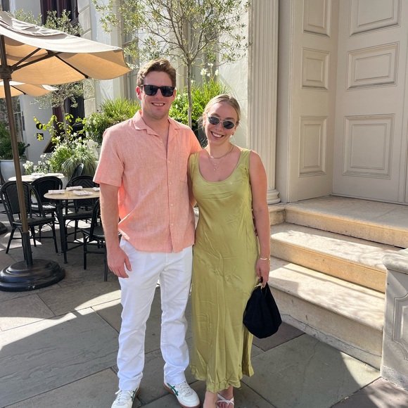 Dissh Jackie pear silk dress size 4 - Picture 4 of 4